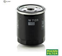 MANN-FILTER W 712/6 Oil Filter - CARS + TRANSPORTERS