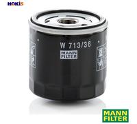 Oil filter Spin-on Filter W 713/36 MANN-FILTER for FORD MAZDA