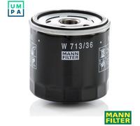 Oil filter Spin-on Filter W 713/36 MANN-FILTER for FORD MAZDA