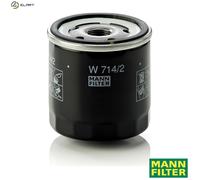 MANN-FILTER W 714/2 Oil Filter - for Cars + Transporters