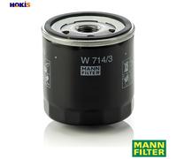 MANN-FILTER W 714/3 Oil Filter - for Cars + Transporters