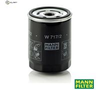 Oil filter Spin-on Filter W 717/2 MANN-FILTER for ALFA ROMEO PININFARINA FIAT