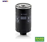 MANN-FILTER, W 719/21 Oil Filter | For Passenger Cars, Highest Filtration Performance, Engine Protection, High Quality Sealing, True OE Engineering
