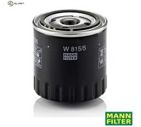 MANN-FILTER Oil Filter W 815/5 - OE Quality Spin-on - Fits Renault