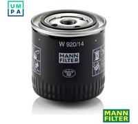 MANN-FILTER, W 920/14 Oil Filter | For Passenger Cars, Highest Filtration Performance, Engine Protection, High Quality Sealing, True OE Engineering