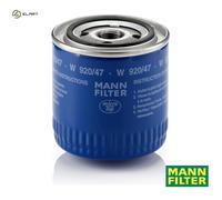 MANN-FILTER W 920/47 Oil Filter - CARS + TRANSPORTERS