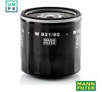 Oil filter Spin-on Filter W 921/80 MANN-FILTER for ISUZU MITSUBISHI