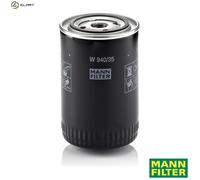 MANN-FILTER, W 940/35 Oil Filter | For Passenger Cars, Highest Filtration Performance, Engine Protection, High Quality Sealing, True OE Engineering