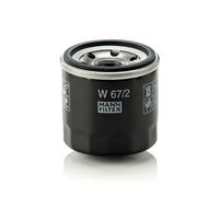 MANN Filter W67/2 Oil Filter Fits Bedford Chevrolet Daewoo Daihatsu Nissan Opel