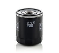 MANN-FILTER, W 7053 Oil Filter | For Passenger Cars, Highest Filtration Performance, Engine Protection, High Quality Sealing, True OE Engineering