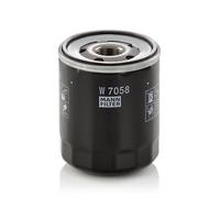 MANN-FILTER, W 7058 Oil Filter | For Passenger Cars, Highest Filtration Performance, Engine Protection, High Quality Sealing, True OE Engineering