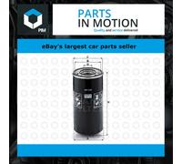 x1 Mann-Filter Oil filter with one anti-return valve WP1169 Made in UK