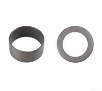Oil-Free Air Compressor Cylinder Sleeve with for piston Ring for 1100W Mute Pump Repair High Precision Rubber Part Black 63.5x69x50mm(For 1500W)