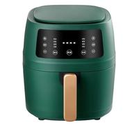 Oil Free Air Fryer, Smart Touch Screen, Large Capacity Electric Fryer, 6L, Multifunctional, Black