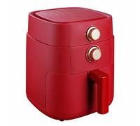Oil-free automatic air fryer smart French fries large capacity 5L (Color : Red)