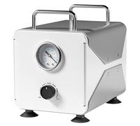 Oil-Free Diaphragm Vacuum Pump with Variable Flow Control and Pressure Gauge for Laboratory Applications