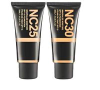 Oil-Free Liquid Foundation - Pack of 2 (Ivory & Beige | NC25, NC30) | Full Coverage, Matte Finish | Lightweight & Long-Lasting | 35ml Each
