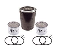 Oil & Fuel Filter Kit Replacement for Ford 555 655 755 7500 Backhoe New Holland 1530 Tractor