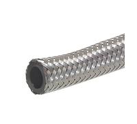 Oil & fuel hose with stainless steel braiding 7.5x11.5 mm 10 m