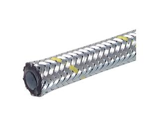 Oil & fuel hose with zinc plated steel braiding 25x33 mm 3 m