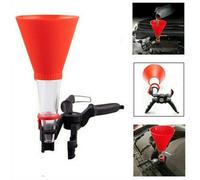 Oil Funnel 2Pc Set Universal Engine Oil Nozzle Easy Fill Non Spill Pourer Ct6354