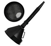 Oil Funnel,Funnels for Automotive Use, Wide Mouth Flexible Oil Funnel with Handle Plastic Car Funnel with Hose & Filter for Oil Change for Diesel Petrol Gasoline Fuel