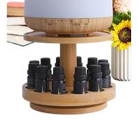 oil holder diffuser holder oil display stand for carousel oil storage rack for aromatherapy 2 tier oil box organizer