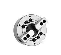 Oil Hollow Hydraulic Chuck, 6 Inch, 168mm, Solid 2/3/4 Jaws, Large Through Hole, A5 Flange for Lathe, 4DTK-206