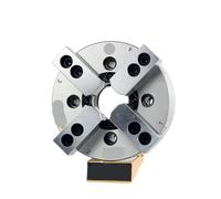 Oil Hollow Hydraulic Chuck, 6 Inch, 168mm, Solid 2/3/4 Jaws, Large Through Hole, A5 Flange for Lathe, 4DTK-206