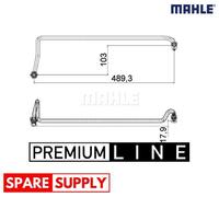 OIL HOSE FOR PORSCHE CAYENNE MAHLE AHX 5 000P