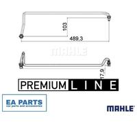 Oil Hose for PORSCHE CAYENNE MAHLE AHX 5 000P
