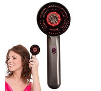 Oil-Infused Massage Comb - Rechargeable Type-C Electric Scalp Massager, Hair Care Brush with Three Adjustable Modes, Red Blue Light Waves, Portable Hair Device | for Home Salon Spa Hairs