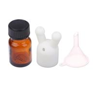 Oil Inhaler Cap - 80g Leakproof Double Nozzle Nose Dispenser | Mini Empty Bottle Aromatherapy Necessary Oil Perfume Inhaler Set, Double Bottom Diffuser Portable Travel Cosmetic Accessory
