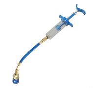 Oil Injector Kit,30ML With Low Side Quick Coupler R134a AC System Professional Car Air Conditioning Service Tool Compatible With 1/4 SAE Port Brass Steel Construction