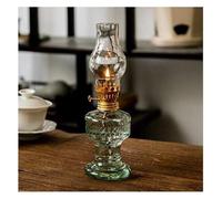 Oil lamp， Glass Kerosene Lamp Classic Retro Paraffin Lamp Antique Clear Hurricane Lamp w/Wick for Indoors Home Decoration