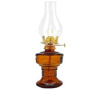 Oil lamp, Vintage Oil Lamp for Indoor Use Retro Glass Kerosene with Wick Large Antique Paraffin Lamp Hurricane Lantern Home