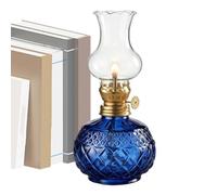 Oil Lamps | Clear Rustic Home Decor with Adjustable Fire Wick