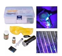 Oil Leak Detection Kit, Coolant Leak Detection Kit with UV Protective Glasses, Engine Oil Leak Detecting Tools, Air Conditioning Refrigerant Leak Detection Kit Tools, Car Accessories Replacement