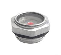 Oil Level Gauge for Air Compressors Aluminum Alloy Construction with Clear PC Mirror for Accurate Monitoring