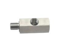 Oil Level Sender Unit M10x1 0mm Oil Pressure Sensor Tee Adapter Male To Female With 1 8NPT Side Holes Turbo Supply Line