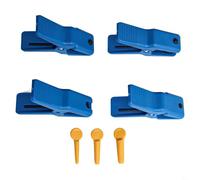 Oil Line Stopper 4 Pcs Set for Brake Hose Clamp - Master Line Stopper for Fuel Rails, Flare Type Steel Brake, Fuel and A/C Lines, for Banjo Fittings on Power