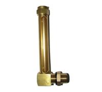 Oil Liquid Level Indicator, Brass Oil Level Indicator G3/8 BSP Male Thread L-Shape Multiple Sizes(30cm)