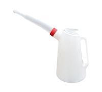Oil Measuring Jug with Lid, Leakproof Portable Pot for Car Engine Fluid