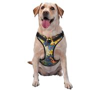 Oil on Canvas Sunflower Large Printed pet Traction Vest for Pets to wear When Walking The Dog or Climbing Mountains