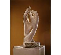 Oil on Canvas Vintage Poster the Cathedral by Auguste Rodin for Home Decor 60x90cm