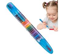 Oil Paint Pens, 4 Oil Pastels Paint Pens 20 Colors, Odorless Wax Crayons, Replaceable Paint Marker Set For Students Coloring Doodling Marking