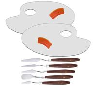 Oil Painting Mixing Scraper - Non-Stick Oil Paint Cutter | 7X Multifunctional Art Craft Drawing Tool, Drawing Spatula -Tool for -Men, Women