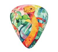oil painting of a snake Guitar picks in thin, medium, and thick sizes, 12-piece set, suitable for electric guitar and various instruments