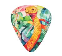 oil painting of a snake Printed guitar picks - three thicknesses: thin, medium and thick, suitable for electric guitar, bass and ukulele.