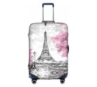 Oil Painting Paris Eiffel Tower Luggage Cover Suitcase Trolley Case Protector Elastic Washable Anti Scratch Fit 18-32 Inch